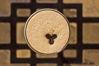 Espresso Martini de chocolate agridulce que hace agua la boca