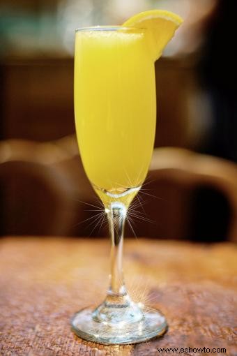 Recetas de mimosa sin alcohol con elegancia sencilla