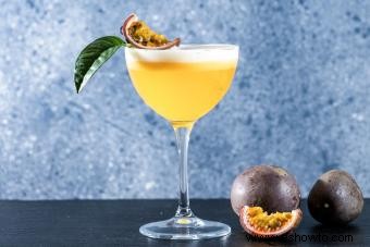 Martini de maracuyá para tentar a su paladar