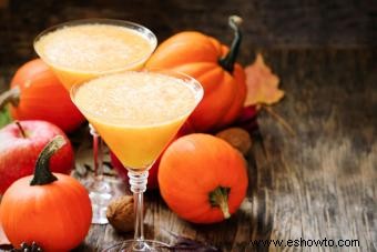 Recetas de martini de calabaza para darle sabor a tu bebida