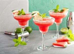 Receta refrescante de margarita de sandía congelada