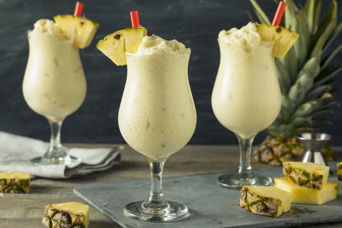 Recetas sencillas de piña colada con sabor a vacaciones