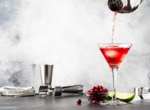 Receta Fácil de Martini de Arándanos Rojos: Suave, Ácido y Refrescante
