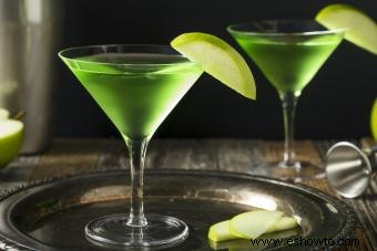 Mezcla de martini de manzana agria:9 ideas para bebidas