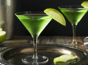 Mezcla de martini de manzana agria:9 ideas para bebidas