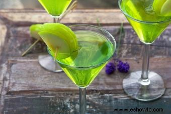 Mezcla de martini de manzana agria:9 ideas para bebidas