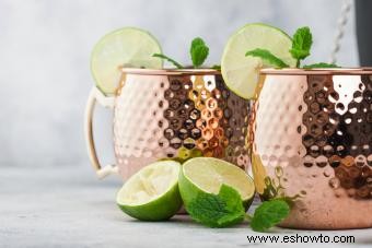 Moscow Mule picante con ginebra