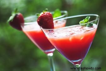 Daiquiri de fresa hecho con vodka:Recetas fáciles para un momento de brisa