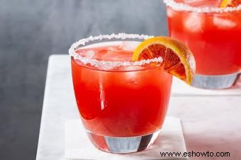 Receta de margarita dulce y ácida de naranja sanguina