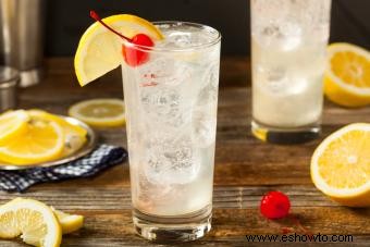 Receta tradicional de Tom Collins