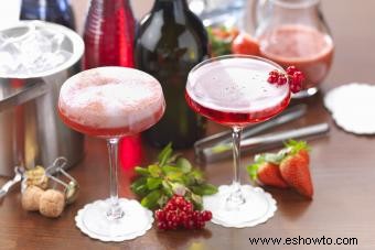 Preparación de martinis con vodka de grosella:recetas deliciosas