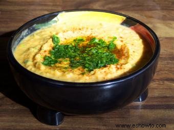 Receta de hummus