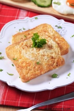 Recetas de tostadas francesas