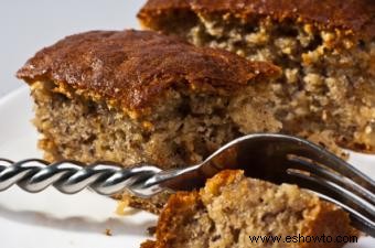 Receta de pastel de plátano casero