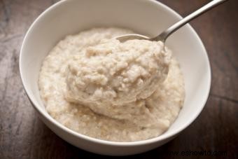 Receta de gachas de avena