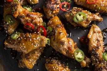 Receta de alitas de pollo al horno