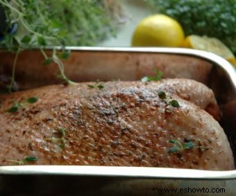 Recetas de ganso asado