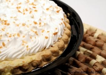 Receta de pastel de crema de coco