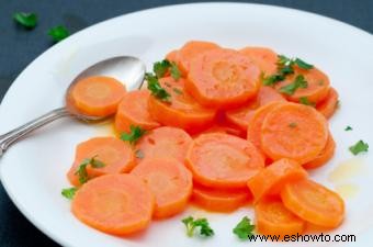 Cómo hacer zanahorias glaseadas