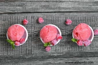 6 recetas de sorbetes de frutas