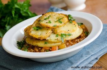 Recetas sabrosas de pastel de carne sobrante