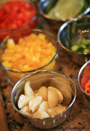 Comidas congeladas de pollo preparadas con anticipación