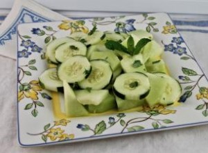 Receta de ensalada de pepino