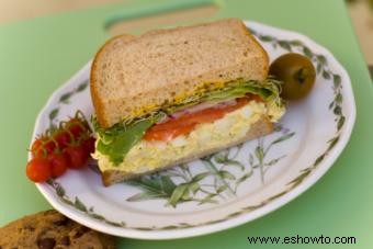 Recetas de sándwiches sin carne