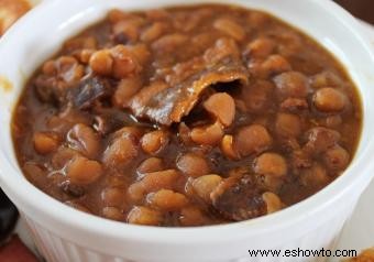 Recetas de frijoles horneados