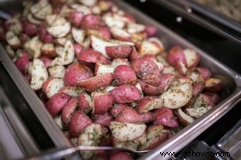 Recetas de patatas asadas con hierbas