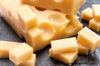¿Qué queso es similar al gruyere?