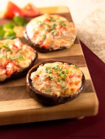 Recetas de champiñones portobello rellenos