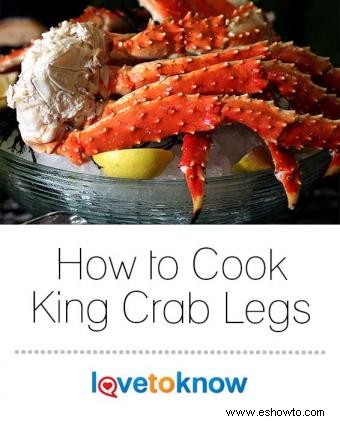Cómo cocinar patas de cangrejo real