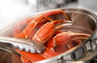 Cómo cocinar patas de cangrejo real