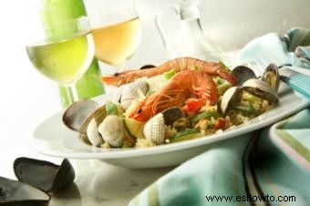 Receta de risotto de mariscos