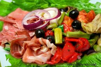 Receta de antipasto