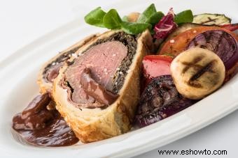 Qué servir con carne Wellington