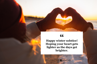 Saludos felices del solsticio de invierno y citas de temporada para compartir