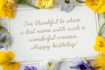 Frases y mensajes de cumpleaños para la suegra