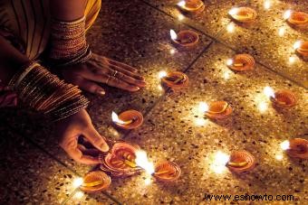 Deseos y saludos de Diwali para iluminar las fiestas