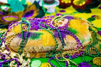 Ideas únicas para el centro de mesa de la fiesta de Mardi Gras