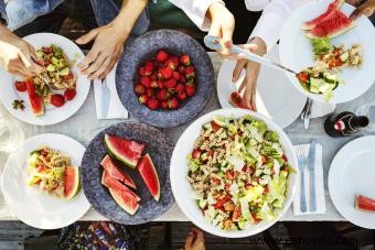 Ideas de comidas sabrosas para fiestas de adolescentes