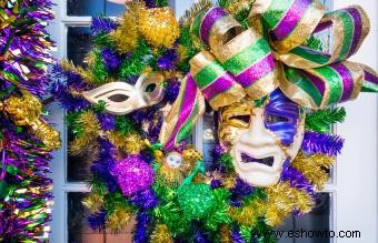 13 ideas sencillas para decorar el Mardi Gras