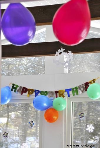 Alternativas a los globos de helio para fiestas 