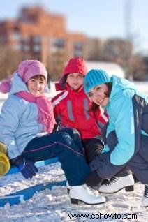 Favores de fiesta de patinaje sobre hielo 