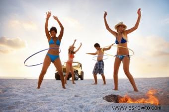 Fiesta en la playa para adolescentes