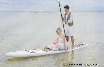 Bodas con temática oceánica