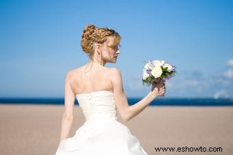 Accesorios para el cabello para bodas en la playa