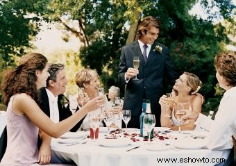 Muestra de brindis del día de la boda para que sea memorable 