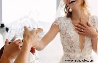 Muestra de brindis del día de la boda para que sea memorable 